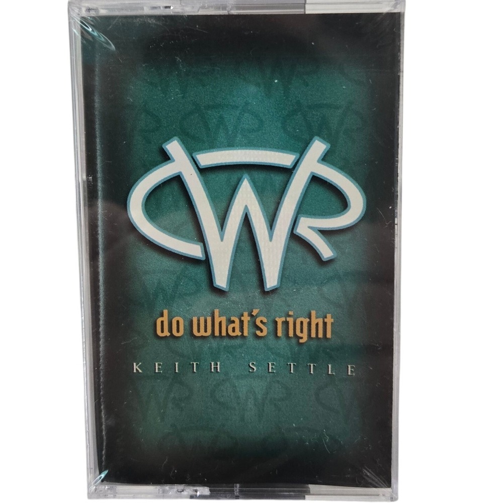 Keith Settle Do Whats Right Cassette Tape Sealed 1998 Christian Gospel CCM VTG